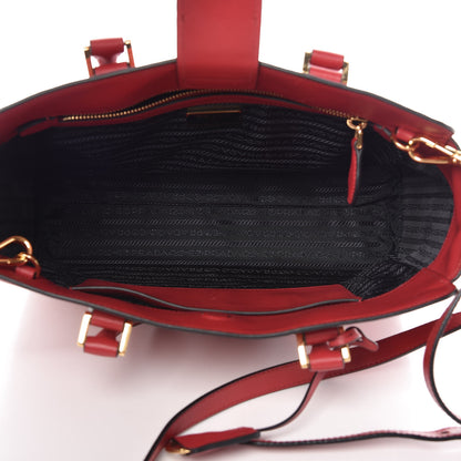 Prada Saffiano Soft Calf Tote Fuoco 5 of 10