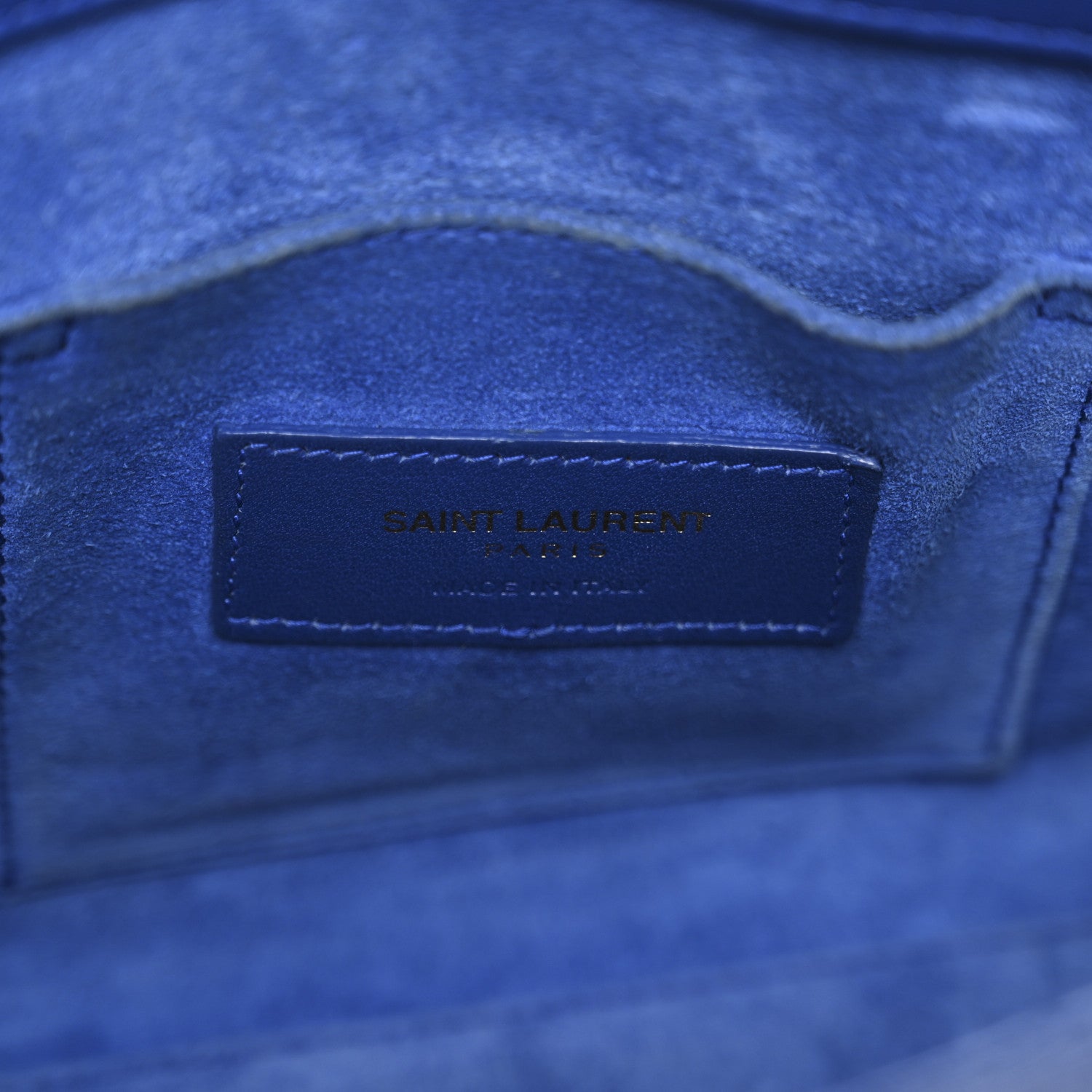 Saint Laurent Calfskin Nano Sac De Jour Royal Blue 6 of 12