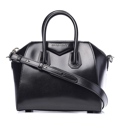 Givenchy Shiny Lord Calfskin Mini Antigona Black 1 of 10