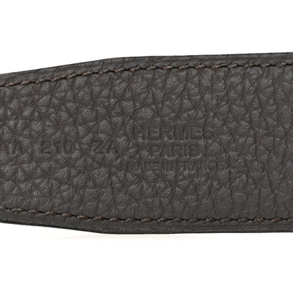 Hermes Box Togo 32mm Matte H Belt 100 40 Black Etain 5 of 6