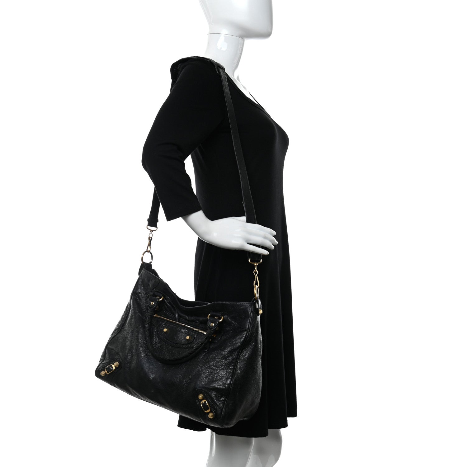 Balenciaga Agneau Giant 12 Gold Hardware Velo Black 2 of 13