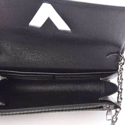 Louis Vuitton Calfskin Monogram Twist Chain Wallet 5 of 9