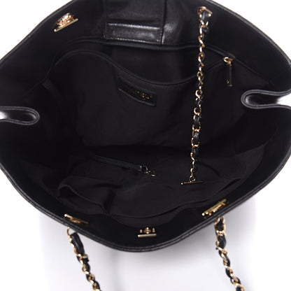 Chanel Caviar Quilted Large Classic Shopping Tote Black 5 of 9