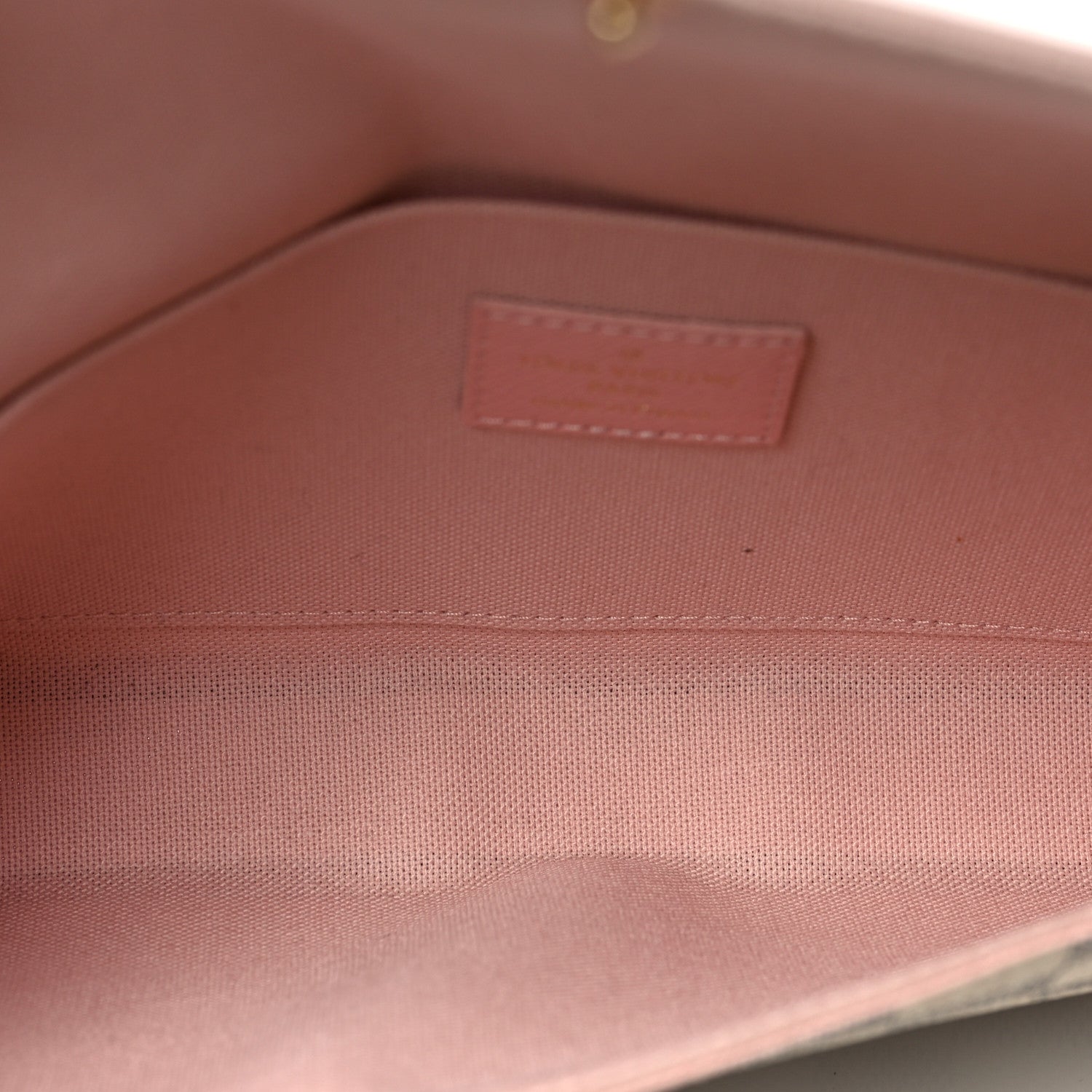 Louis Vuitton Damier Azur Calfskin Pochette Felicie Eau de Rose 5 of 8