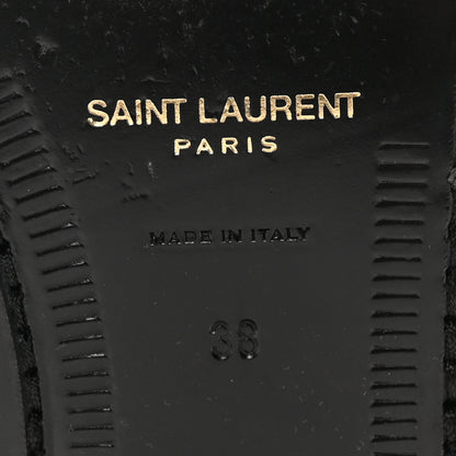 Saint Laurent Calfskin Penny Loafers 38 Pearl 7 of 10