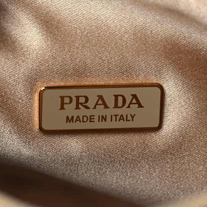 Prada Satin Crystal Mini Re-Edition 2000 Bag Platino 6 of 8