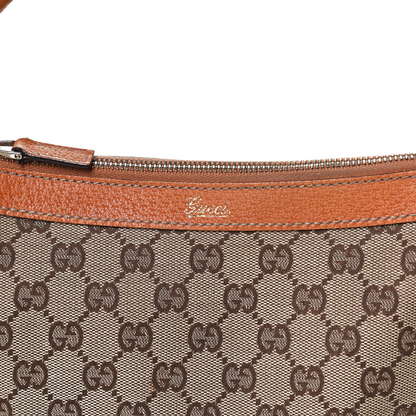 Monogram Top Handle Bag Brown