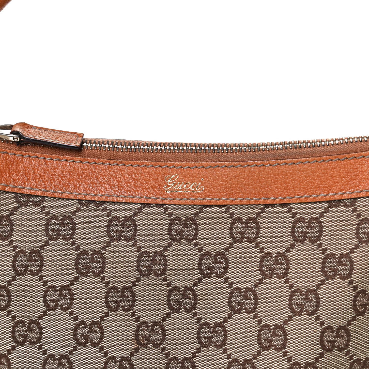 Gucci Monogram Top Handle Bag Brown 8 of 12