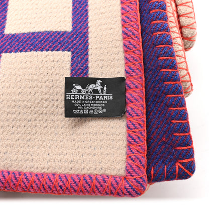 Hermes Wool Cashmere Avalon Vibration Blanket 3 of 4