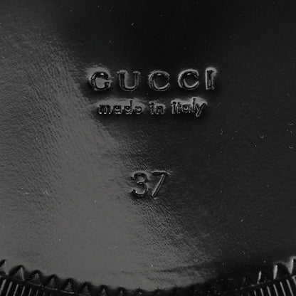 Gucci Calfskin Slim Horsebit Over The Knee High Boots 37 Black 7 of 10
