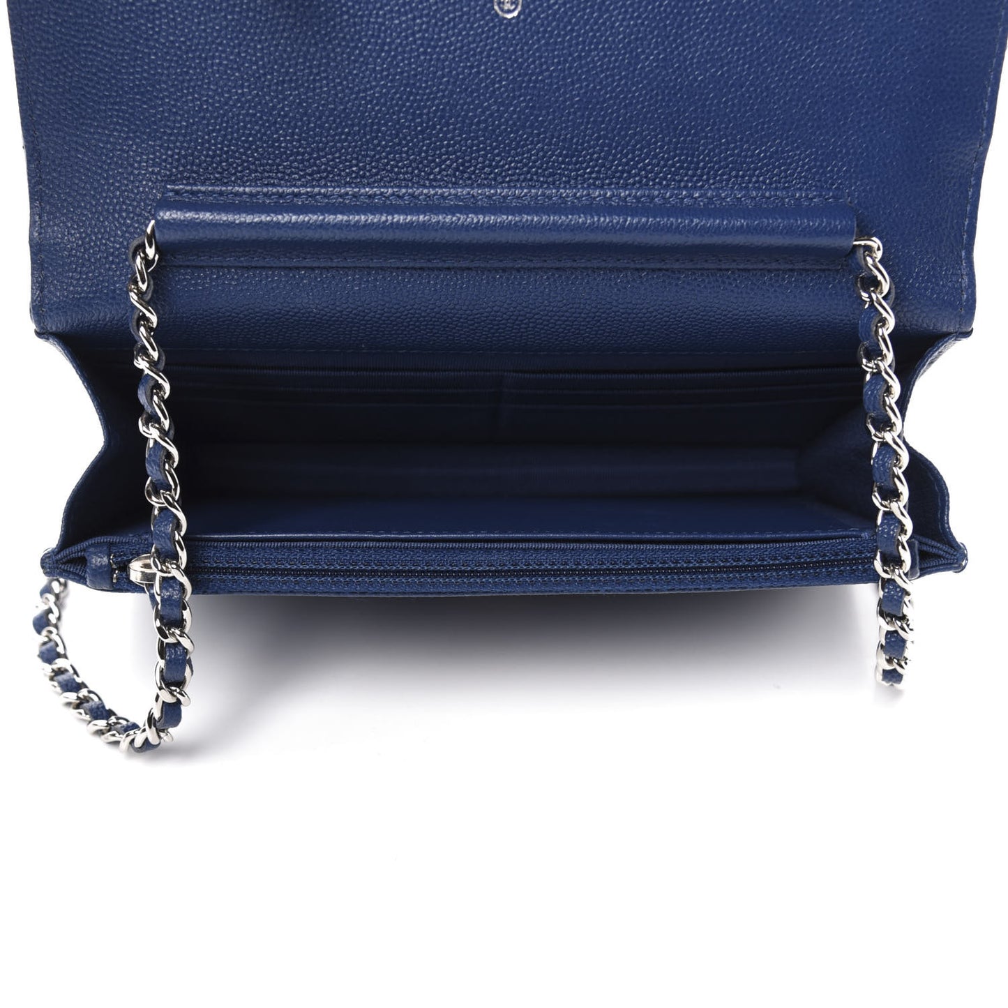Caviar Chevron Wallet On Chain WOC Navy