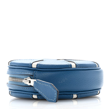 Hermes Evercolor Basketball Change Purse Azur White 4 of 7