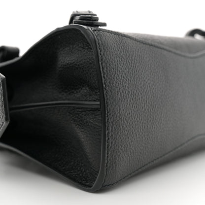 Balenciaga Grained Calfskin Neo Classic Black Hardware Mini City Black 9 of 10
