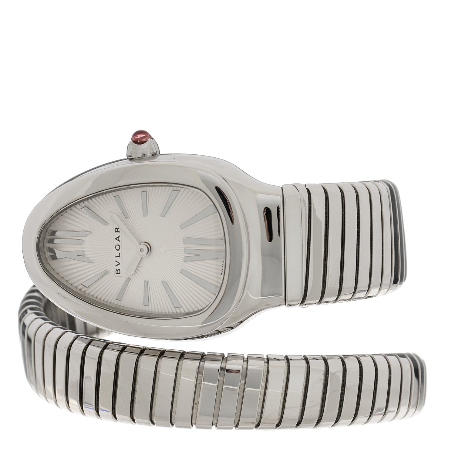 Bulgari Stainless Steel 35mm Serpenti Tubogas Quartz Watch 2 of 5