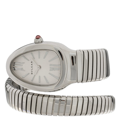 Bulgari Stainless Steel 35mm Serpenti Tubogas Quartz Watch 2 of 5