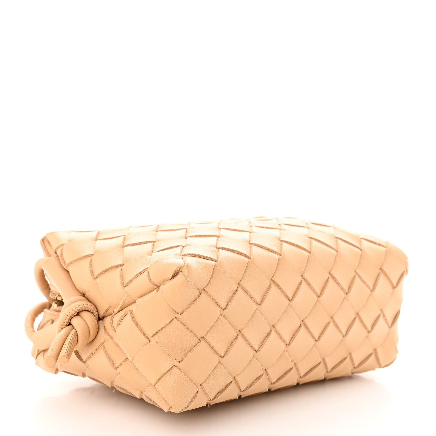 Bottega Veneta Nappa Intrecciato Mini Loop Camera Bag Almond 4 of 9