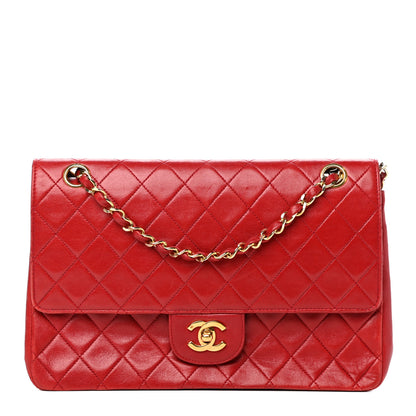 Chanel Lambskin Quilted Medium Double Flap Red 1 of 12