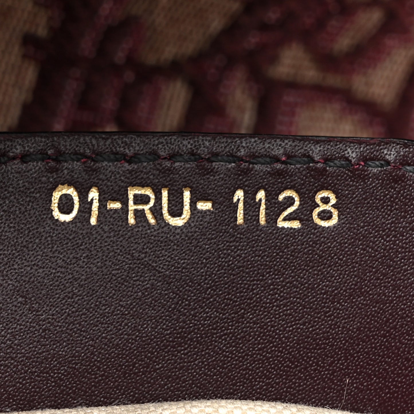 Oblique Saddle Bag Burgundy
