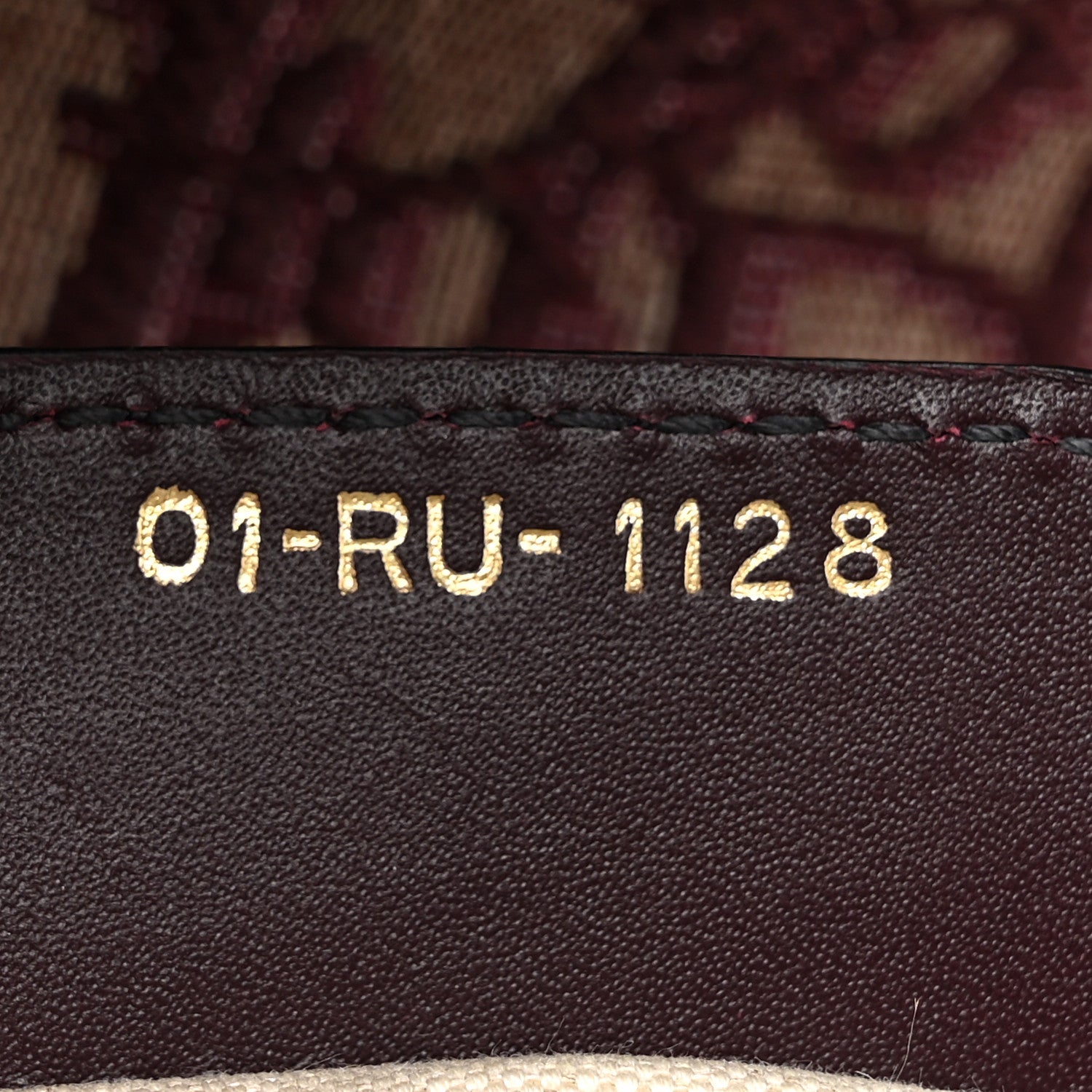 Christian Dior Oblique Saddle Bag Burgundy 7 of 10