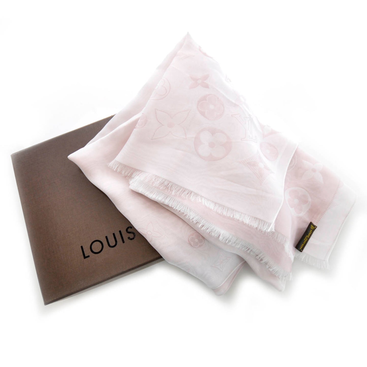 Monogram Scarf Pink