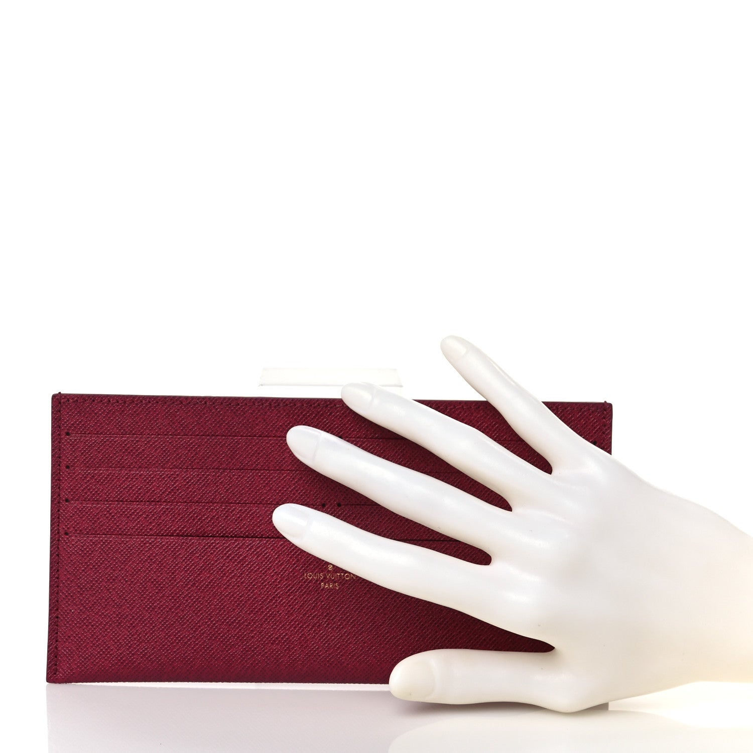 Louis Vuitton Calfskin Felicie Card Holder Insert Fuchsia 2 of 6