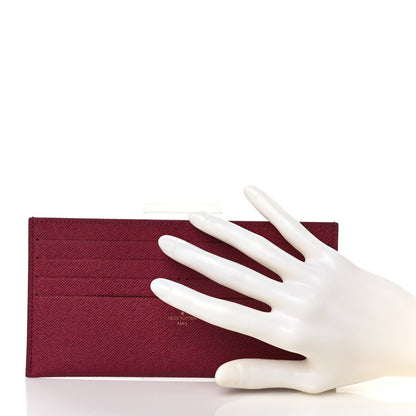 Louis Vuitton Calfskin Felicie Card Holder Insert Fuchsia 2 of 6