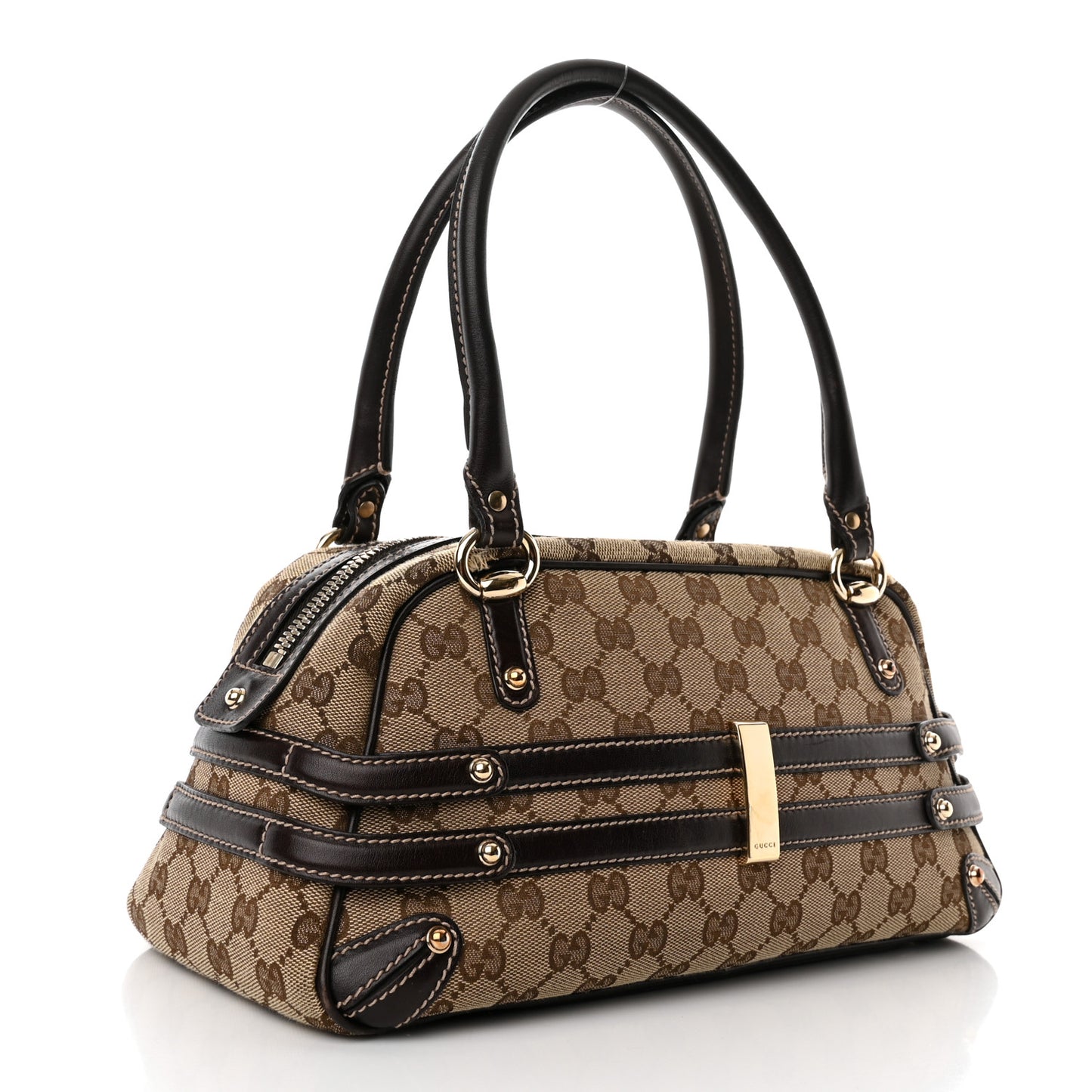 Monogram Medium Wave Boston Dark Brown
