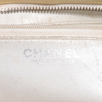 Chanel Patent Medallion Tote Yellow 10 of 11