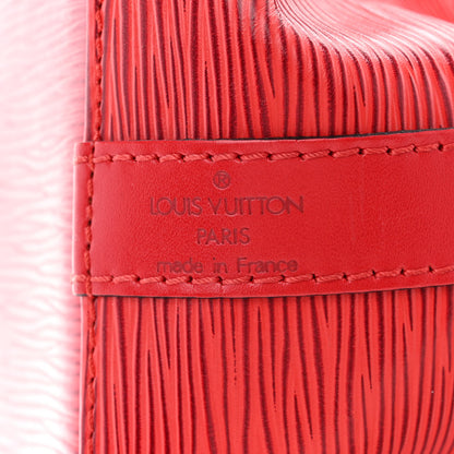 Louis Vuitton Epi Petit Noe Castillan Red 6 of 13