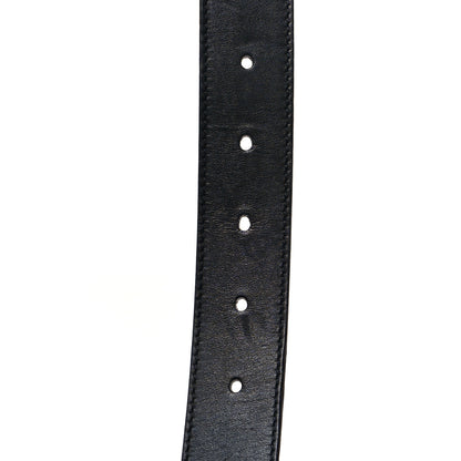 Gucci Calfskin Double G 30mm Belt 80 32 Black 5 of 5