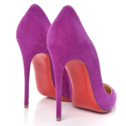 Christian Louboutin Suede So Kate 120 Pumps 35 Orchidee 4 of 8