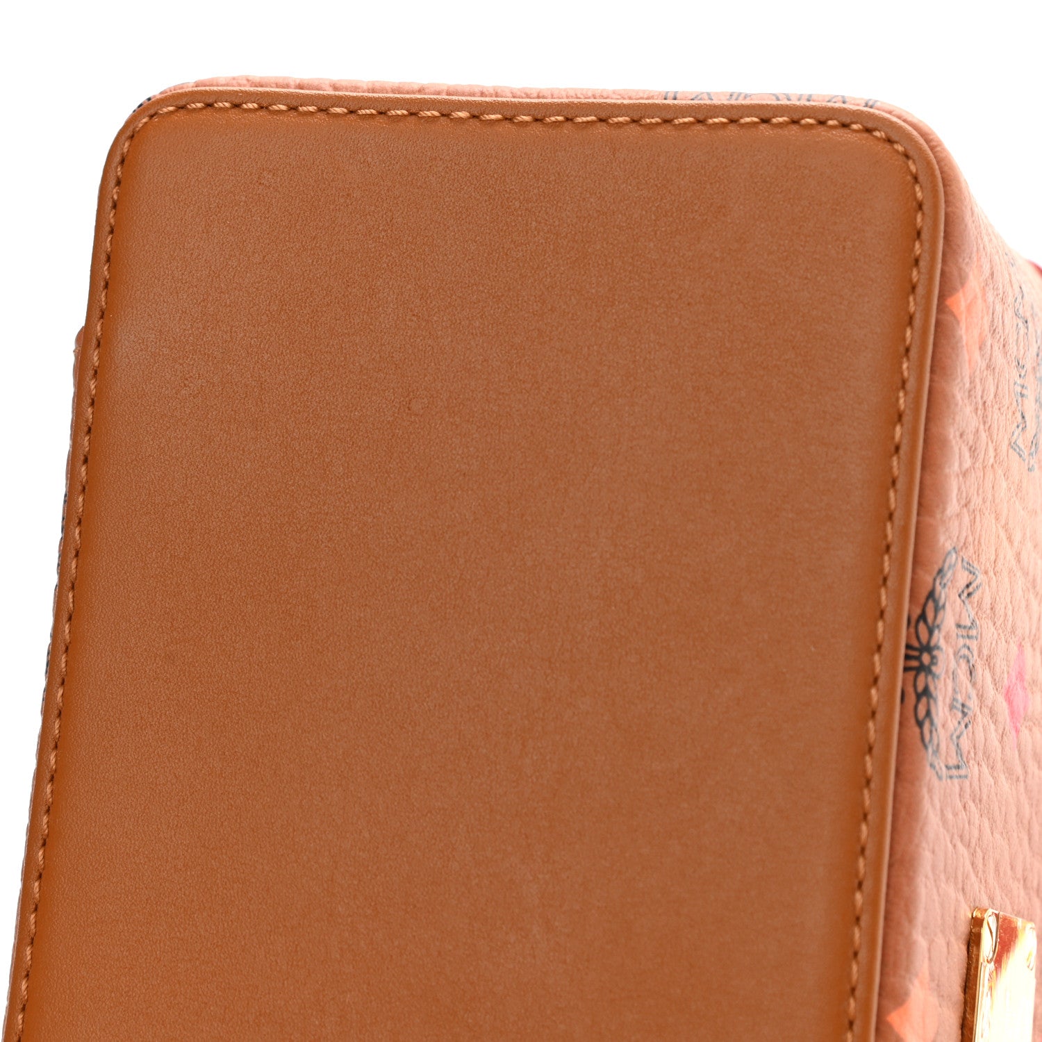 MCM Visetos Rockstar Vanity Case Cognac 10 of 10