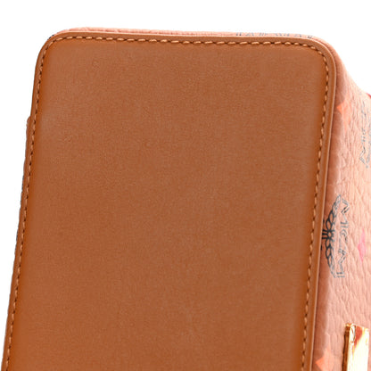MCM Visetos Rockstar Vanity Case Cognac 10 of 10