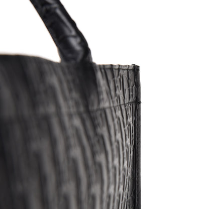 Christian Dior Oblique Calfskin Embossed Book Tote Black 10 of 13