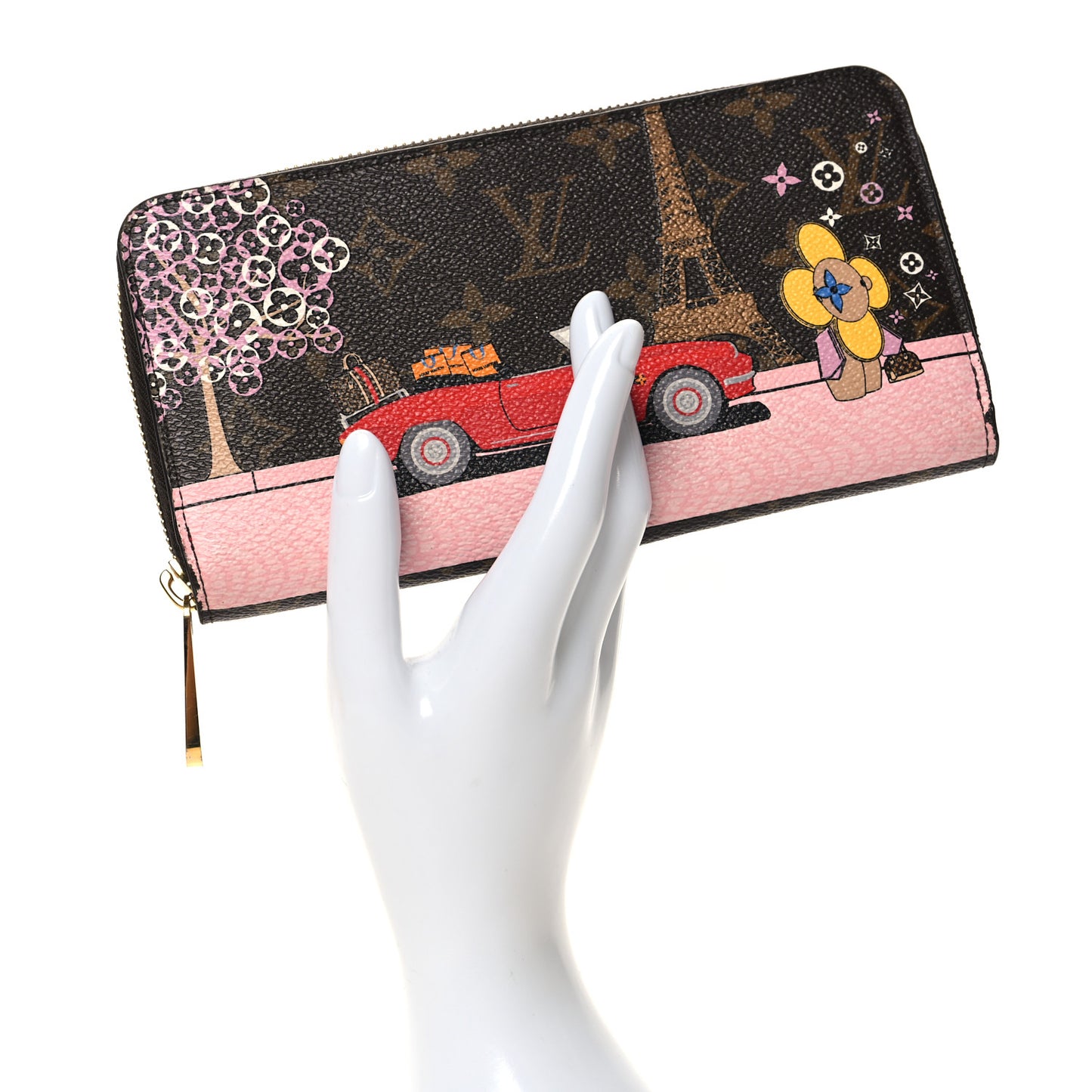 Monogram 2019 Christmas Animation Zippy Wallet