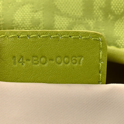 Christian Dior Monogram Wood Ethnic Hobo Green 6 of 8