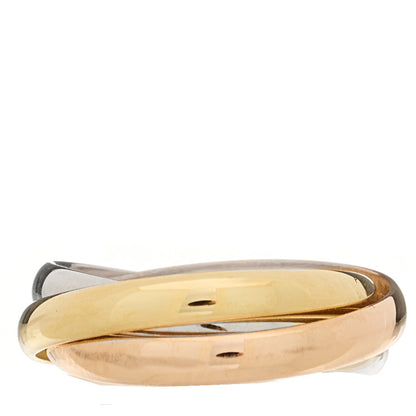 Cartier 18K Pink Yellow White Gold Small Trinity Ring 47 4 3 of 5