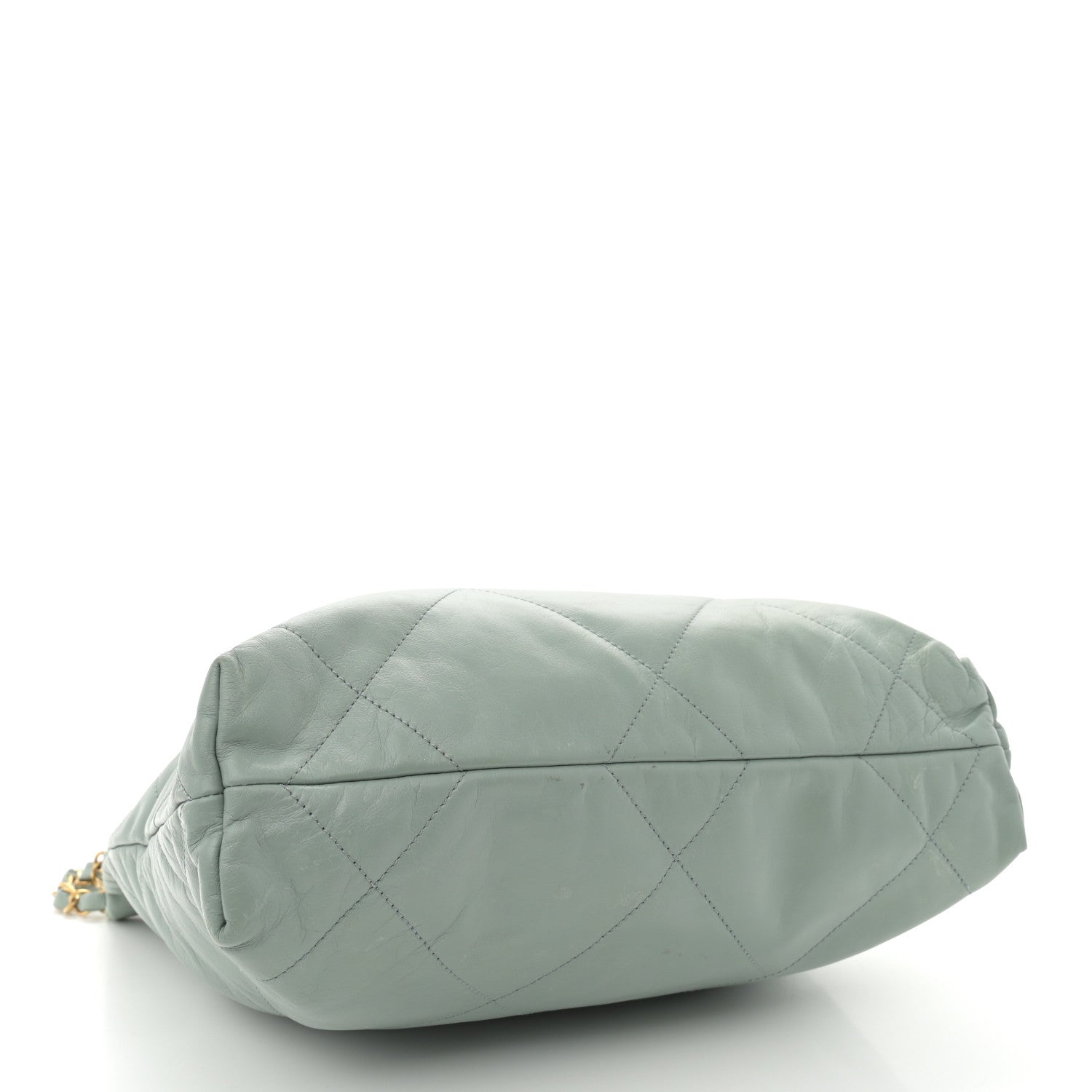 Chanel Shiny Calfskin Quilted Small Chanel 22 Grey 5 of 18