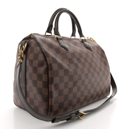 Louis Vuitton Damier Ebene Speedy Bandouliere 30 3 of 10