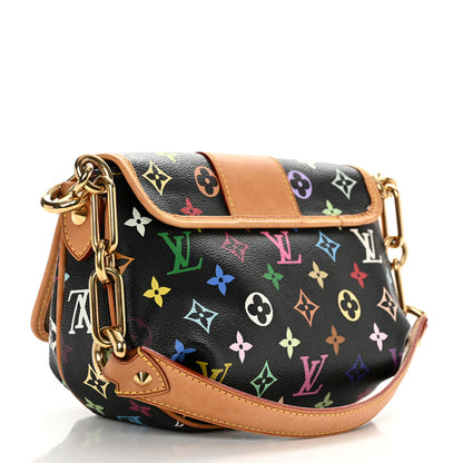 Louis Vuitton Monogram Multicolor Patti Black 3 of 9