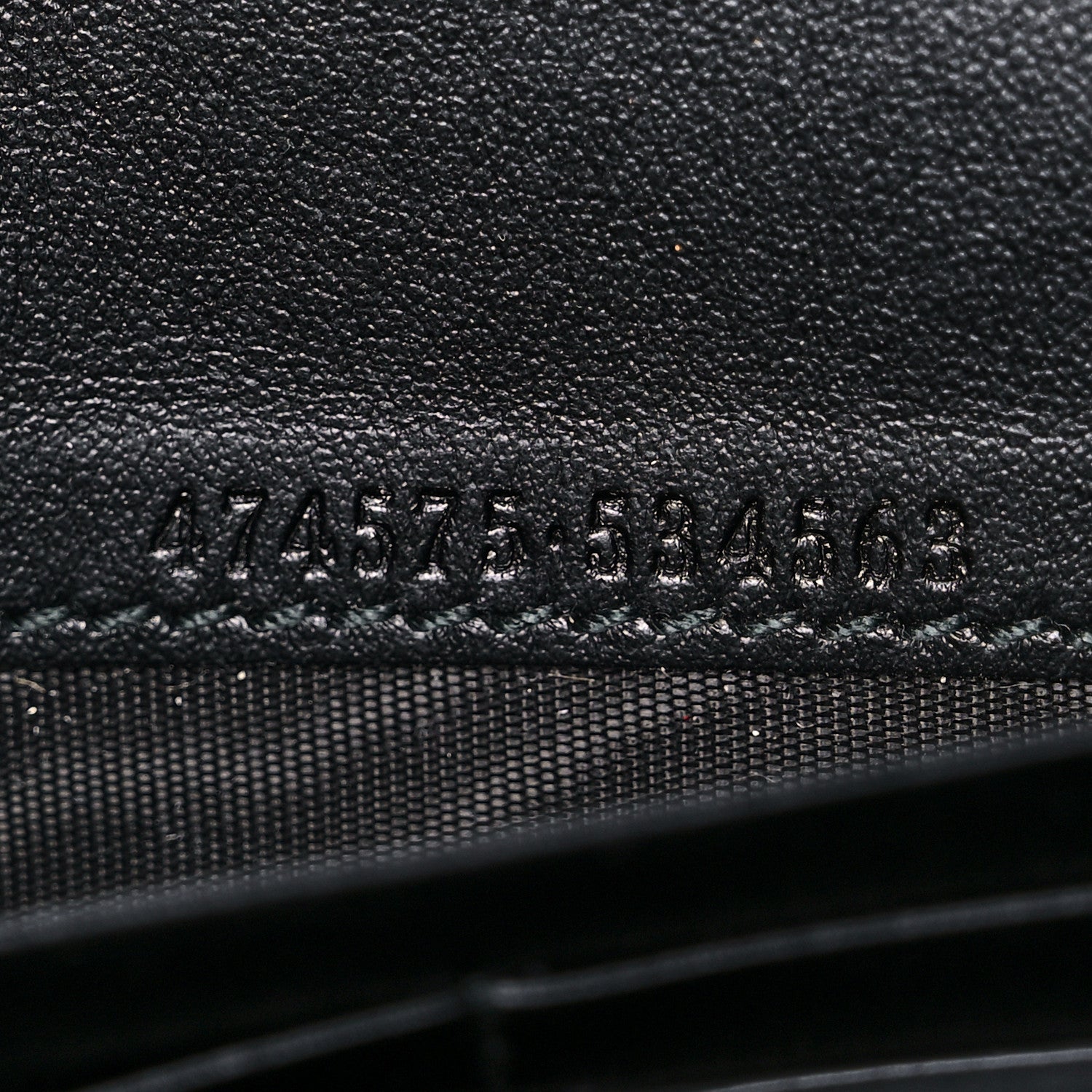 Gucci Calfskin Matelasse GG Marmont Chain Wallet Black 12 of 27
