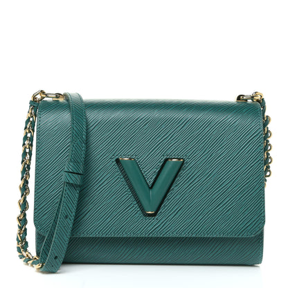 Louis Vuitton Epi Twist Shoulder Bag MM Emeraude 1 of 11