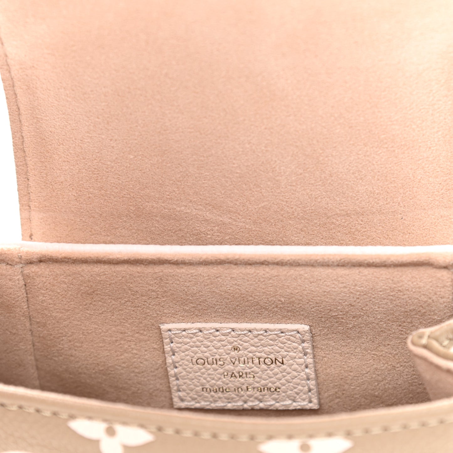 Empreinte Monogram Spring In The City Tiny Backpack Kaki Beige Cream