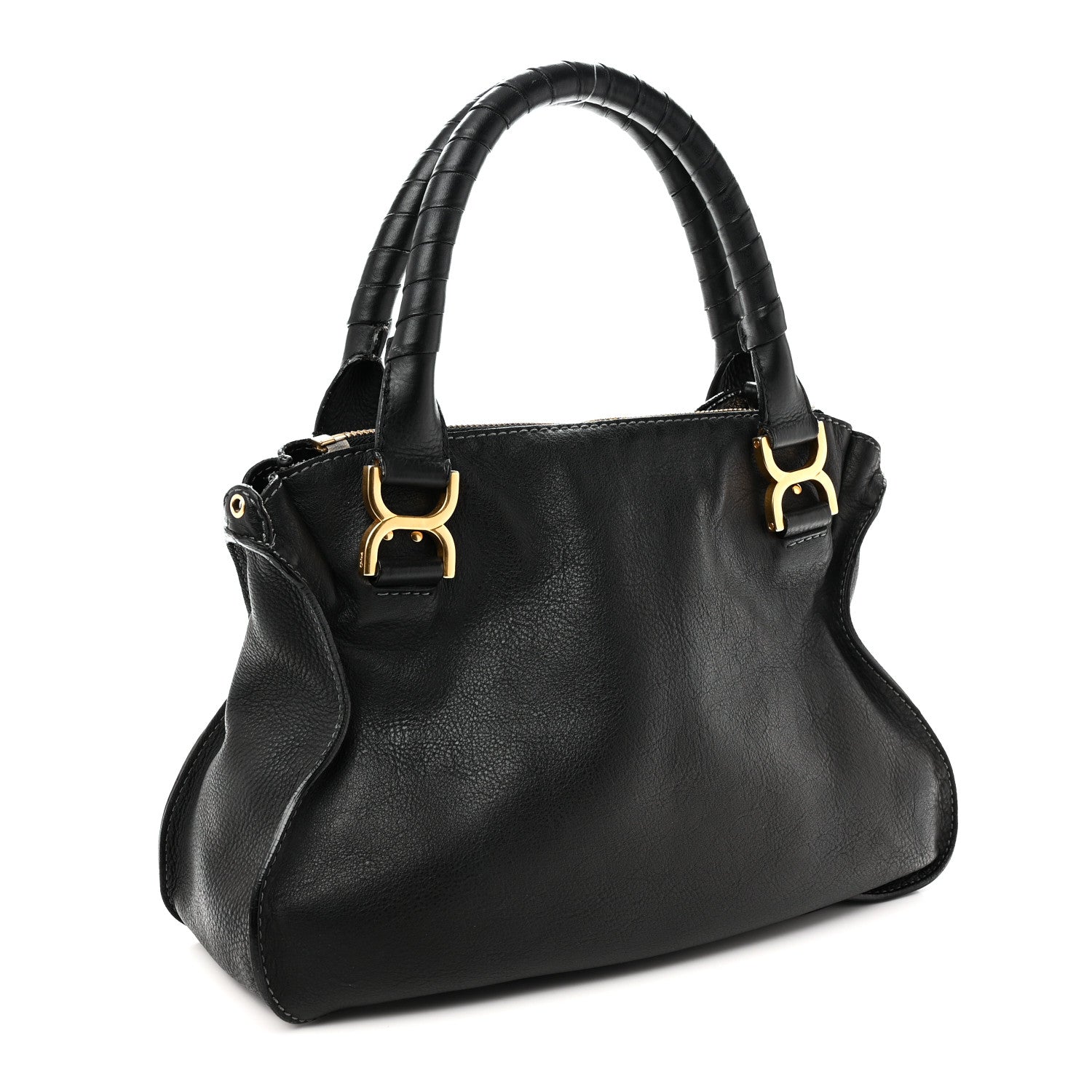 Chloe Calfskin Medium Marcie Satchel Black 3 of 9