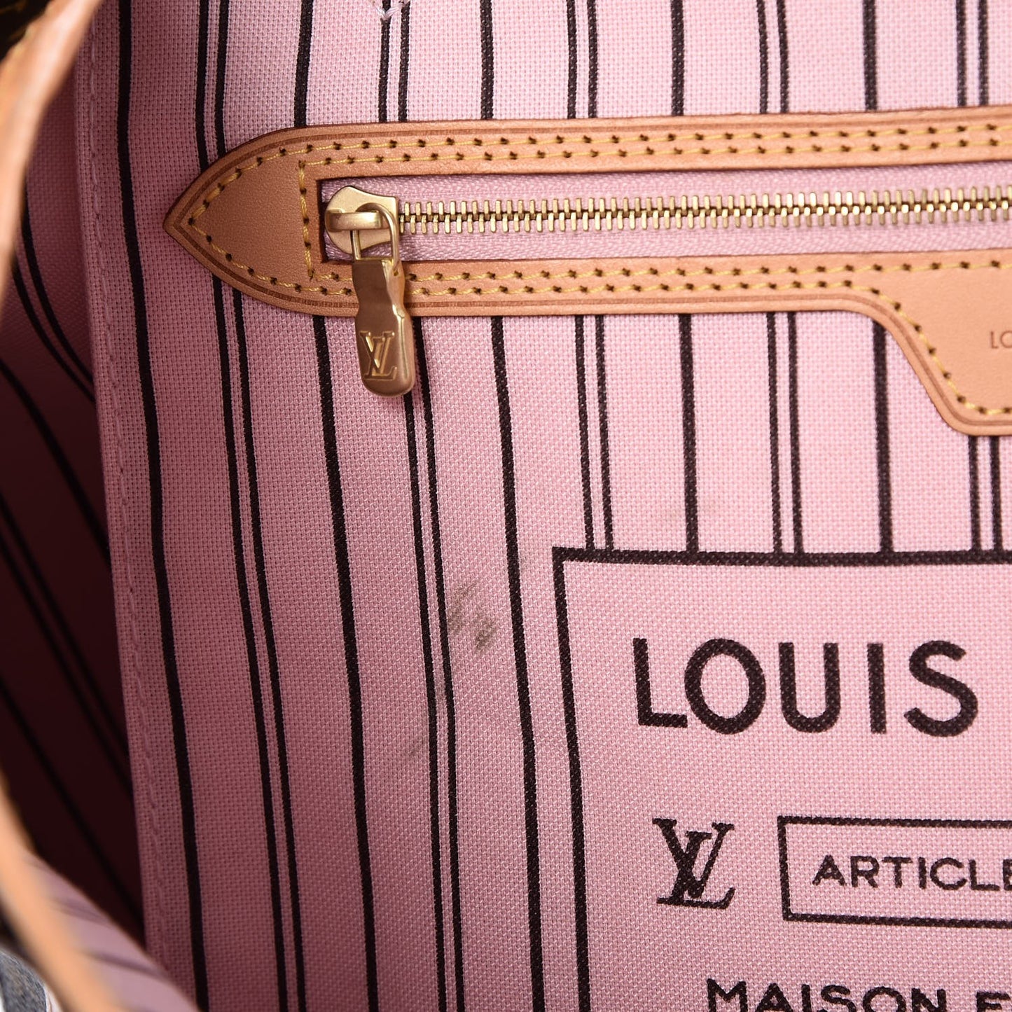 Monogram Neo Neverfull MM Rose Ballerine