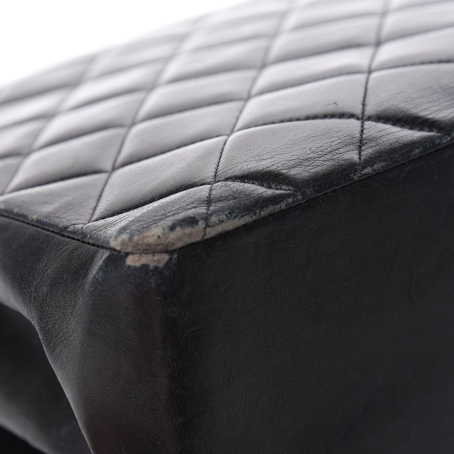 Chanel Lambskin Quilted XL Jumbo Single Flap Black 15 of 28