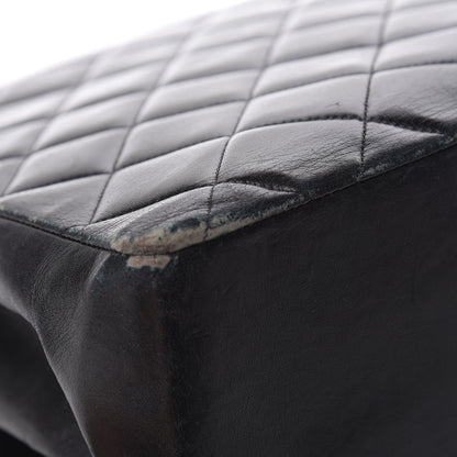 Chanel Lambskin Quilted XL Jumbo Single Flap Black 15 of 28