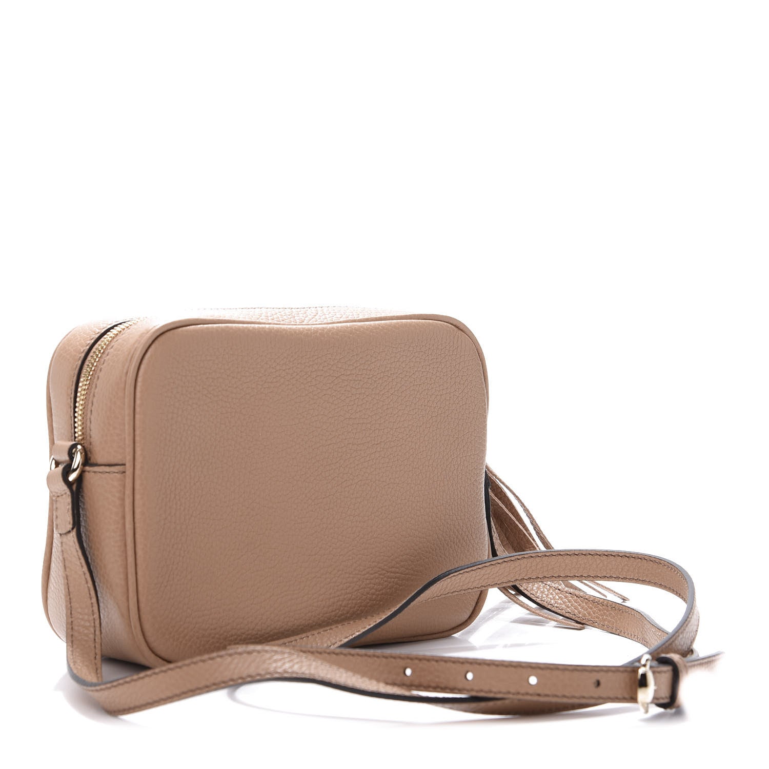 Gucci Pebbled Calfskin Small Soho Disco Bag Camelia 4 of 13