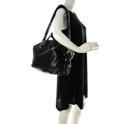 Givenchy Waxed Calfskin Studded Medium Nightingale Black 2 of 8