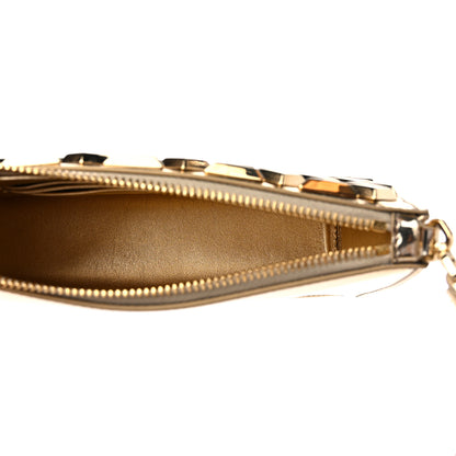 Prada Spazzolato Studded Mini Shoulder Bag Platino 5 of 8